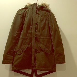 Holister winter coat size large